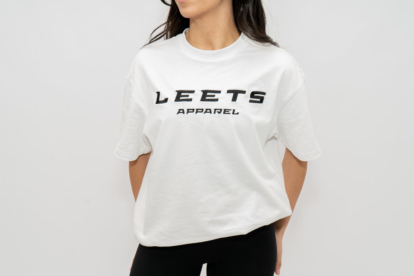 OVERSIZED BASELINE TEE - WHITE