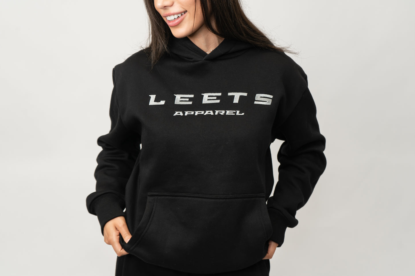 LEETS HOODIE - BLACK