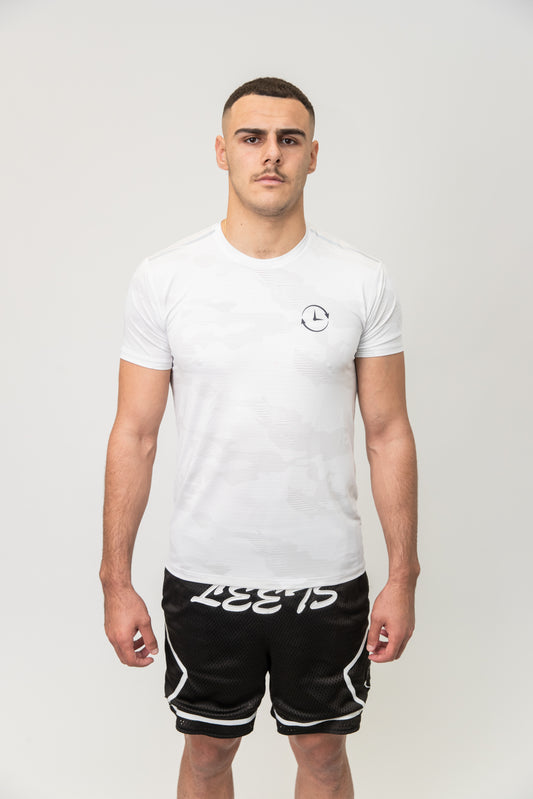 CAMOFLEX COMPRESSION TEE - WHITE