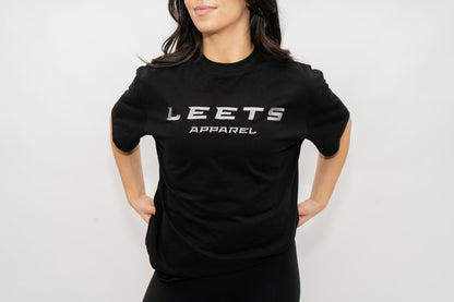 OVERSIZED BASELINE TEE - BLACK