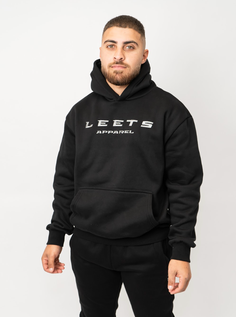 LEETS HOODIE - BLACK