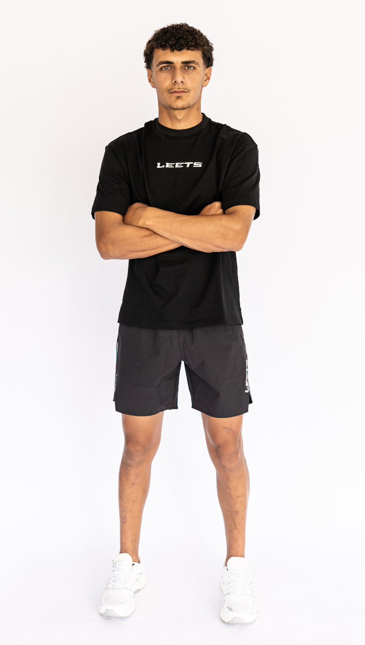 LEETS PRO SHORTS - BLACK