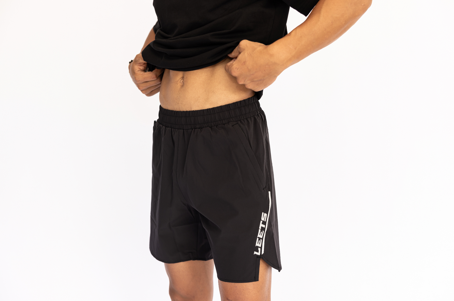 LEETS PRO SHORTS - BLACK